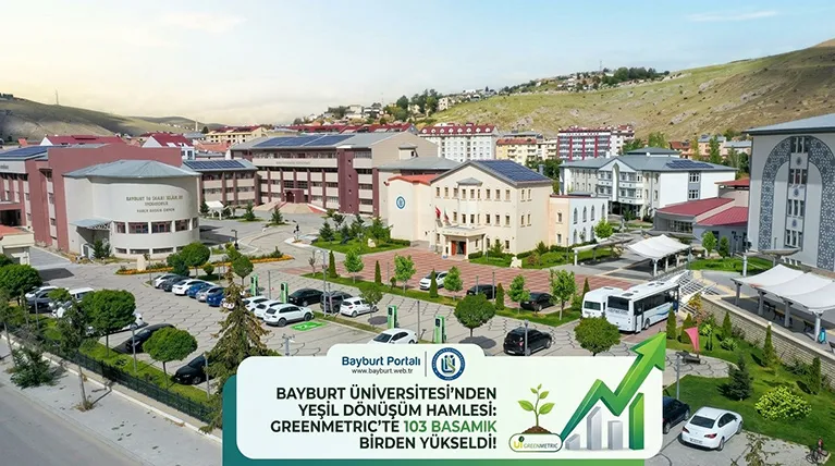 Bayburt Üniversitesi’nden Yeşil Dönüşüm Hamlesi: GreenMetric’te 103 Basamak Birden Yükseldi!