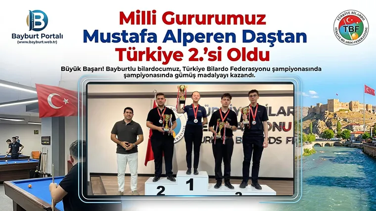 Milli Gururumuz Mustafa Alperen Daştan Türkiye 2.’si Oldu
