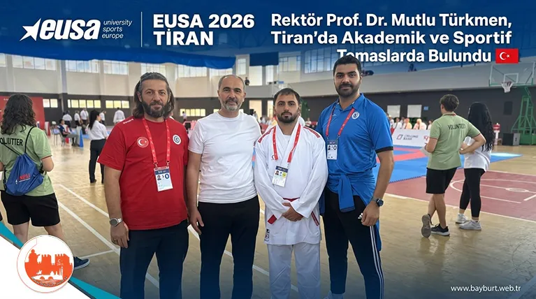 Rektör Prof. Dr. Mutlu Türkmen, Tiran’da Akademik ve Sportif Temaslarda Bulundu